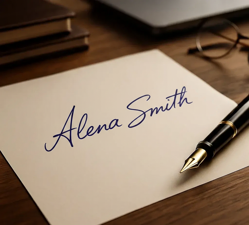 Premium Signature Sample